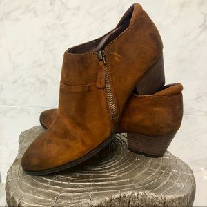 Franco Sarto Distressed Booties